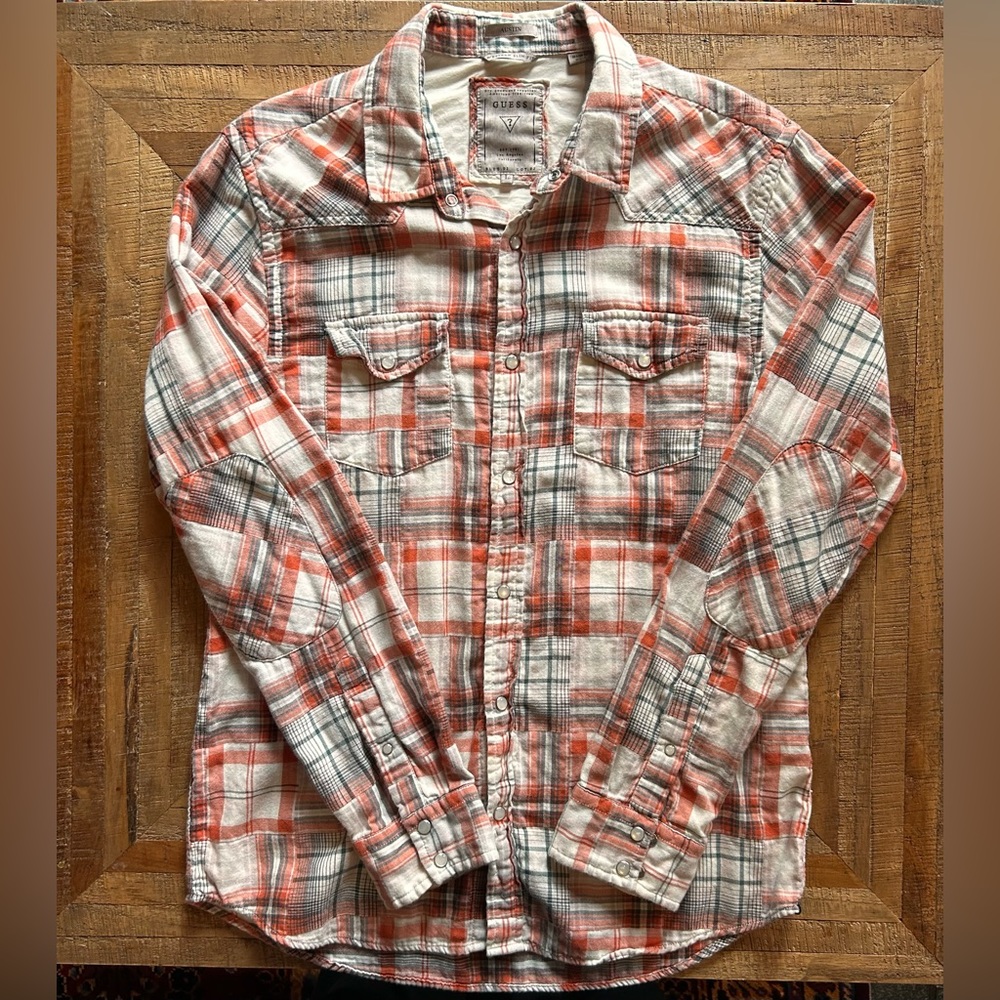 Guess Austin Shirt Size Large